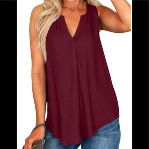 NEW *Spadehill womens v-neck, chiffon, casual fit